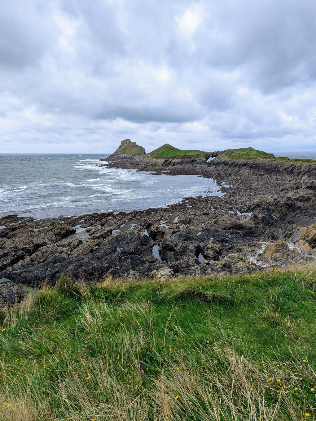 A view of Worms Head on the Gower Peninsular.