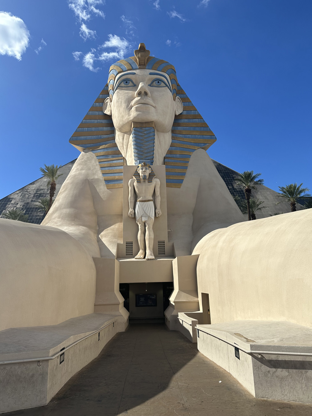 Entrance to the Luxor Hotel Las Vegas