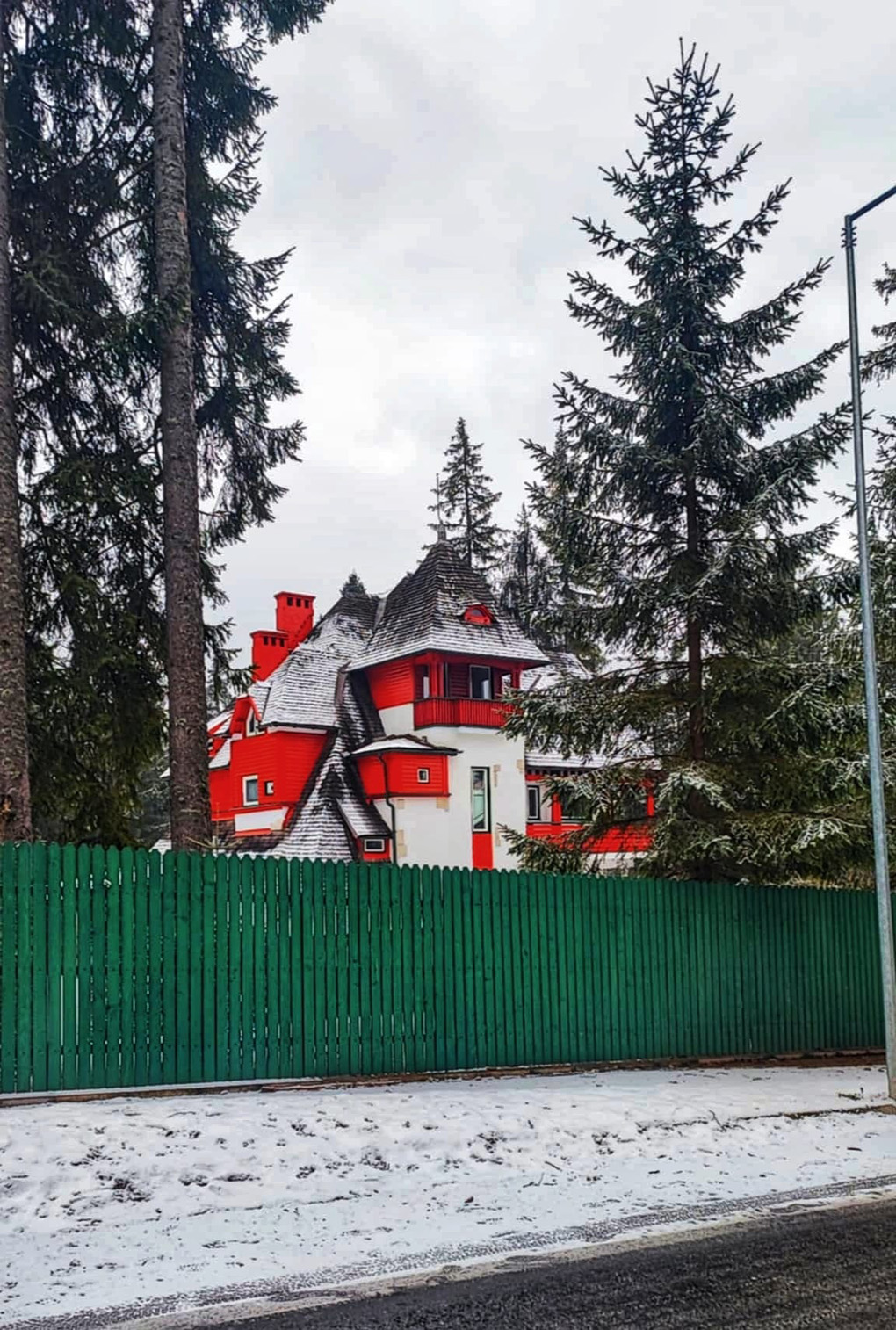 Beautiful house in mountains