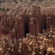 Bryce Canyon pillars in the sun