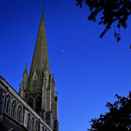 Blue evening frames St Martins Dorking